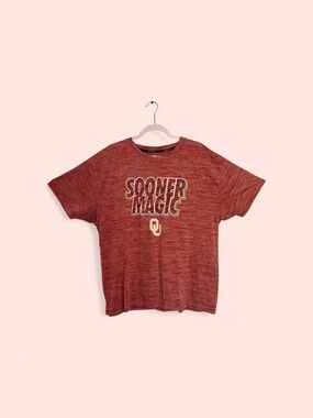 2X Russell Athletic Crimson Heather 'Sooner Magic' OU Training Tee